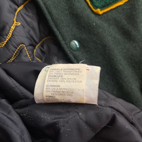 Vintage Delong Varsity Letterman Jacket Peoria Panthers 97 - Picture 12 of 15